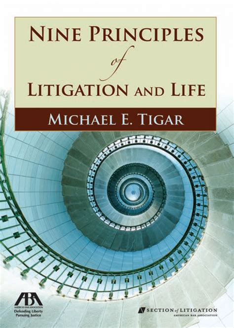 nine principles of litigation and life Reader